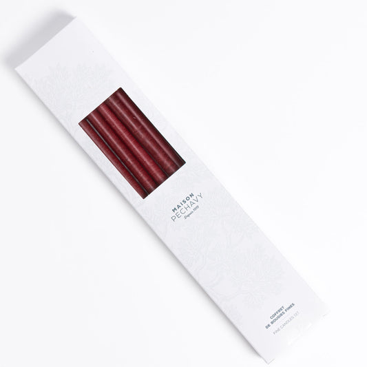 Coffret 10 bougies pomme d'amour