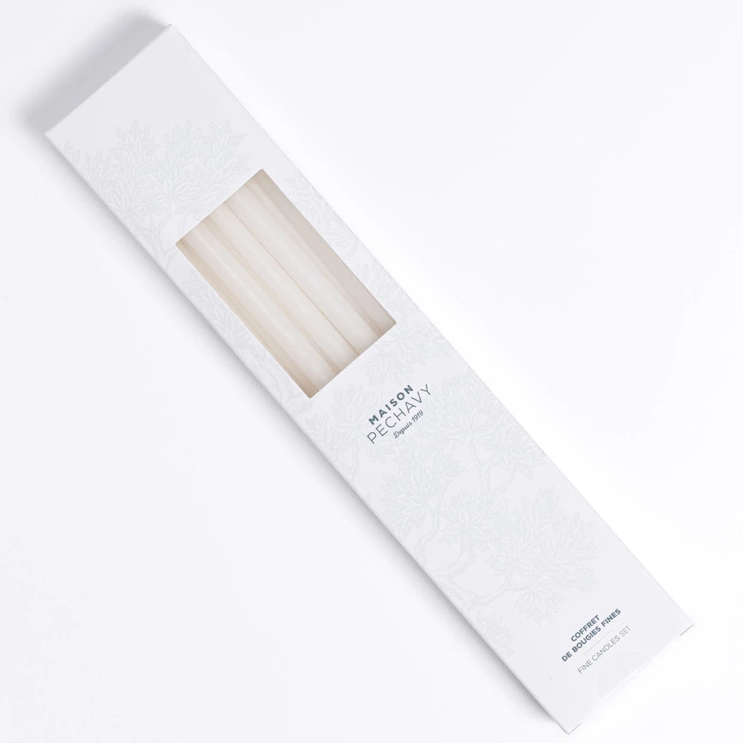Coffret 10 bougies fines HORTENSE