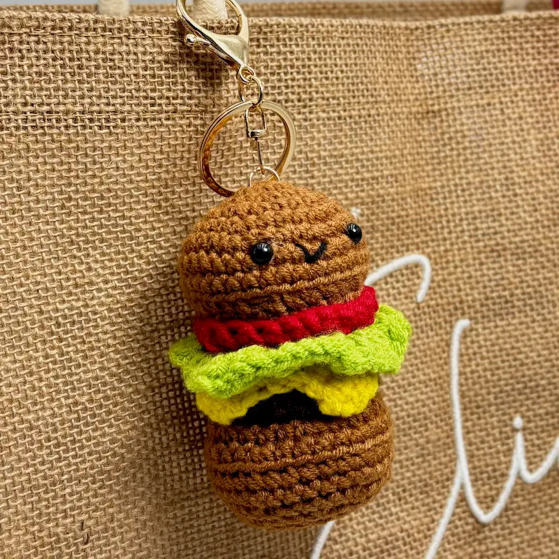 Porte clés - bijoux de sac en tricot