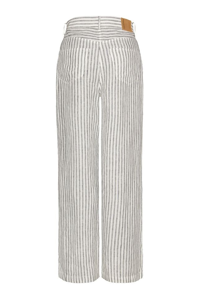Pantalon rayé blanc