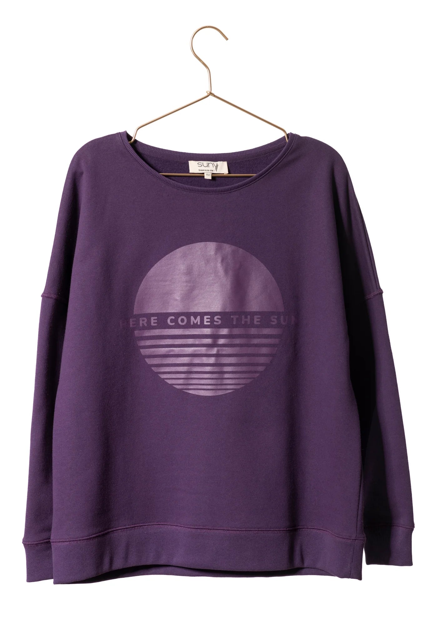 Sweat en coton purple rain