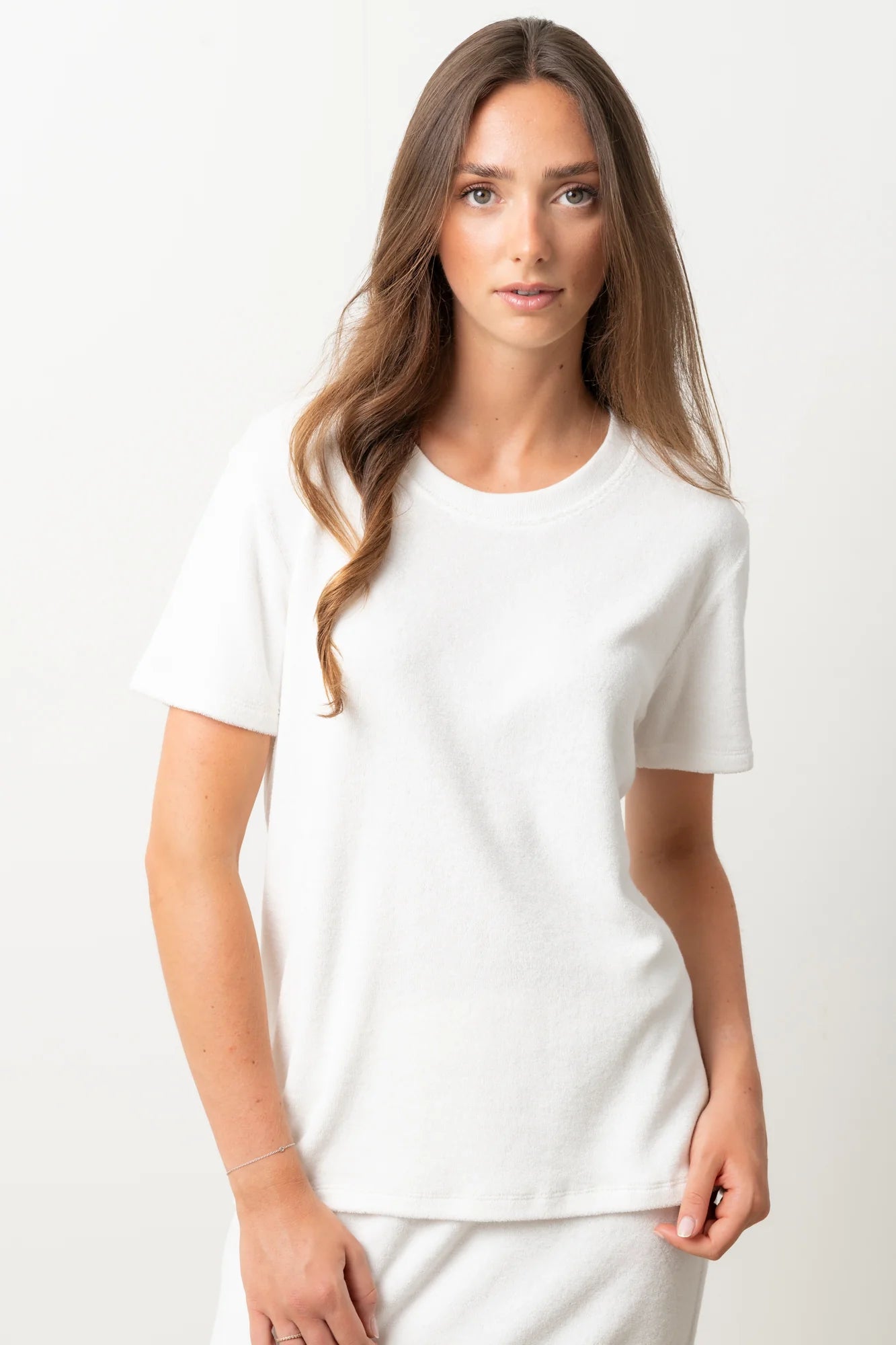 T-shirt Col rond éponge