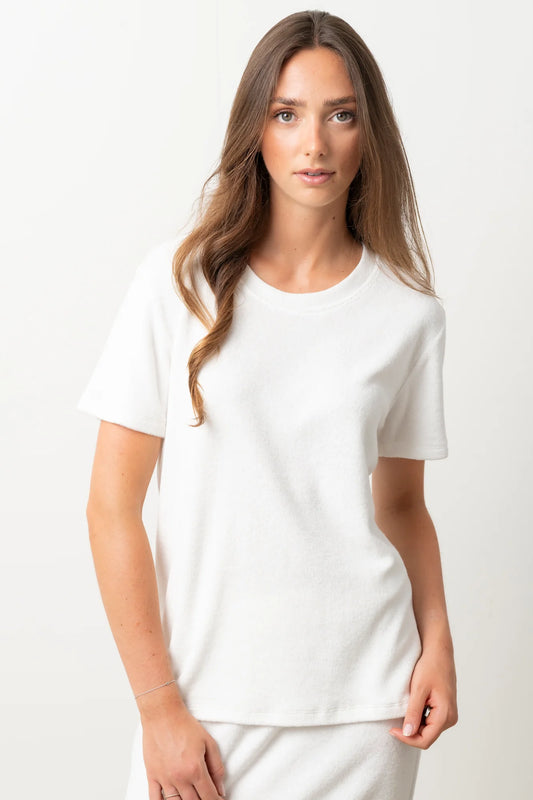 T-shirt Col rond éponge